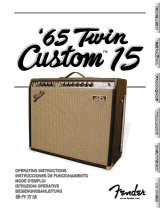 Fender 65 Twin Custom 15 Owner's manual
