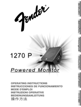 Fender 1270P Owner's manual