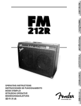 Fender FM 212R User manual