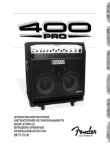 Fender 400 Pro Owner's manual