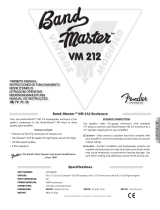 Fender BAND-MASTER VM 212 User manual