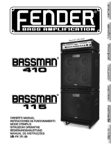 Fender Bassman 115-410 User manual