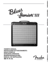 Fender Blues Junior III Owner's manual