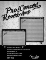 Fender Concert Reverb Owner's manual