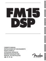 Fender FM 15 DSP Owner's manual