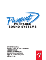 Fender Passport P80 Owner's manual