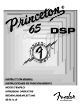 Fender Princeton 65 DSP Owner's manual
