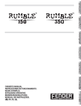 Fender Rumble 150 Owner's manual