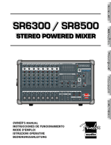 Fender SR6300 User manual