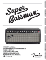 Fender Super Bassman® Owner's manual