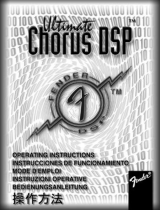 Fender Ultimate Chorus DSP Owner's manual