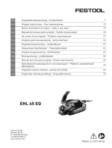 Festool EHL 65 EQ-Plus Operating instructions