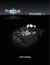 Fractal Design Tesla 650W User manual