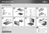 Fujitsu Stylistic Q739 Quick start guide