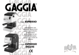 Gaggia Evolution Espresso Owner's manual