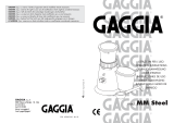 Gaggia Coffee Grinder Mod. MM Steel User manual