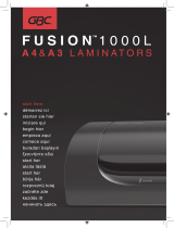 GBC Fusion 1000L User manual