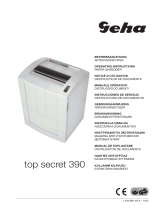 Geha Top Secret 390 S4 Operating instructions
