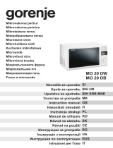 Gorenje MO20DW User manual