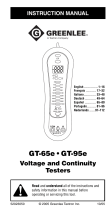 Greenlee GT-65e User manual