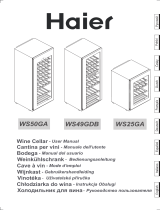 Haier WS49GDB Wine Cooler Owner's manual