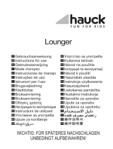 Hauck Lounger Operating instructions