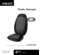 HoMedics Shiatsu Massager w/ Heat User manual