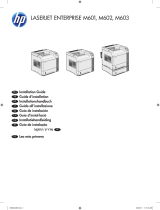 HP LaserJet Enterprise 600 Printer M601 series Installation guide
