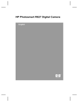 HP (Hewlett-Packard) PhotoSmart R827 User manual