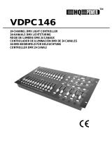 HQ Power 24-channel DMX light control panel Operating instructions