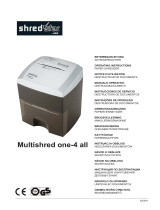 HSM Multishred one-4 all Operating instructions