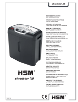 HSM Shredstar X5 Operating instructions