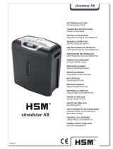 HSM shredstar X8 Operating instructions