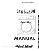 Hughes & Kettner 140 WATT BASSAMPLIFIER Bass Kick 101 User manual