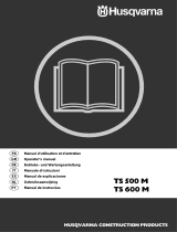 Husqvarna TS 600 M User manual