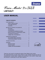 iiyama LM704UT User manual