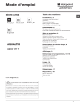 Hotpoint AQC8 1F7T1PLUS (EU) Owner's manual