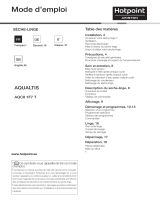 HOTPOINT/ARISTON AQC8 1F7T1PLUS (EU) User guide
