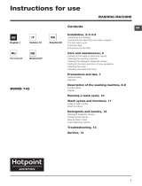 HOTPOINT/ARISTON BWMD 742 (EU) User guide