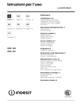 Indesit DSG 263 Owner's manual