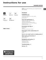 Hotpoint FDD 10761XR EU Owner's manual