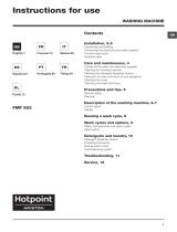 Hotpoint FMF 923 Owner's manual