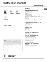 Indesit IDCA 845 A ECO (EU) User guide