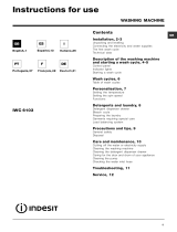 Indesit IWC 6103 (EU) User guide