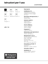 Hotpoint-Ariston LFS 114 WH F HA Owner's manual