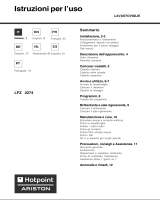 Hotpoint-Ariston LFZ 2274 A IX/HA Owner's manual