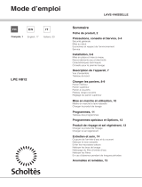 Indesit LPE H812 X User guide