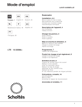 Indesit LTE 14-3208 A+ Owner's manual