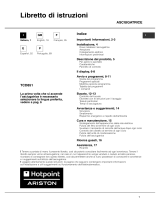Hotpoint TCD851 XB IT/HA Owner's manual