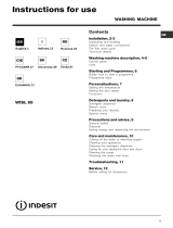 Indesit WISL 85 (EX).1 User guide